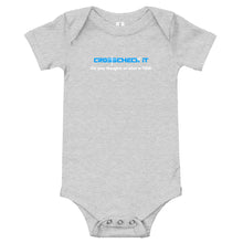 Load image into Gallery viewer, Crosscheck It: Baby short sleeve one piece
