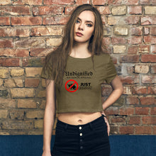Load image into Gallery viewer, Undignified: Women’s Crop Tee
