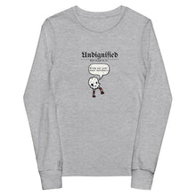 Load image into Gallery viewer, Undignified: Weirdness - Youth long sleeve tee
