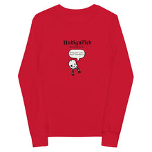 Load image into Gallery viewer, Undignified: Weirdness - Youth long sleeve tee
